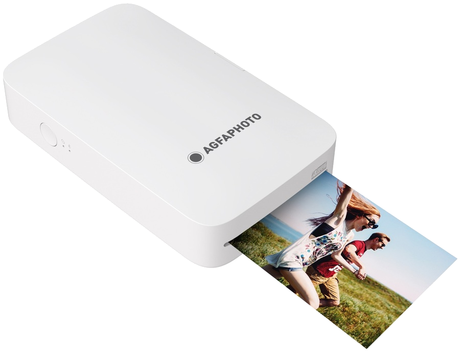 AGFA PHOTO - Realipix Mini P - Imprimante Photo Format 5,3 x 8,6 cm via Bluetooth - Sublimation Ther