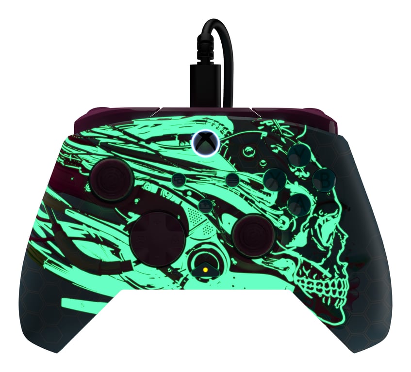 Turtle Beach Rematch Advanced Android Dream Manette de jeu filaire - Licence Xbox Series XS, Xbox One et PC avec Phosphorescent, Boutons Programmables, Gâchettes, commandes audio et câble de 2.5 m - Neuf