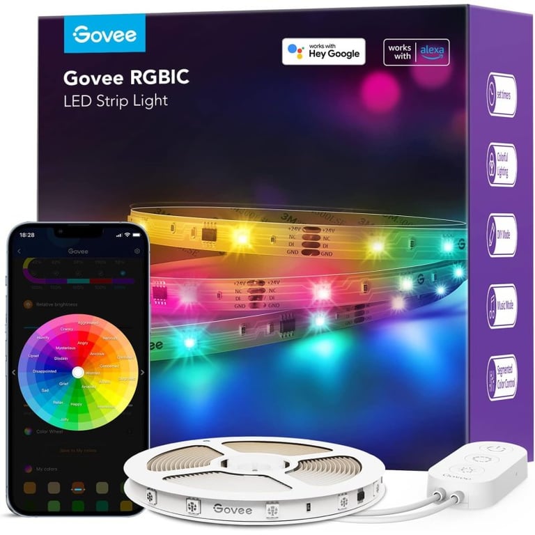 Govee H618C RVB Smart Wi-Fi + Bande LED Bluetooth - Neuf