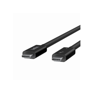 Belkin Cable de carga y transferencia USB-C a USB-C Thunderbolt 4 1m Negro