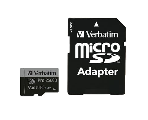Verbatim 47045 mémoire flash 256 Go MicroSDXC UHS-I Classe 10