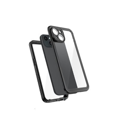 Coque pour iPhone 15 Plus Protection Complète à 360° Étanche IP68 Renforcée Noir