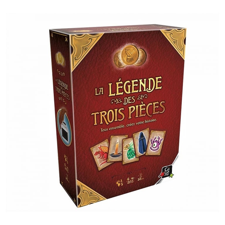 Jeu d’ambiance Gigamic La légende des trois pièces
