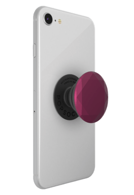 PopSockets PopGrip, Diamant Métallique Prune