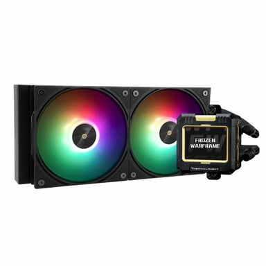 Thermalright Frozen Warframe 240 Carcasa del ordenador, Procesador Sistema de refrigeración líquida todo en uno 12 cm Negro 1 pieza(s)
