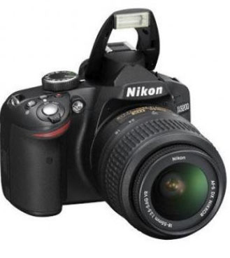 Nikon D3200 Noir - vue 2