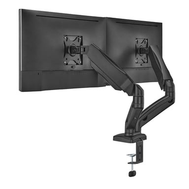 Aisens PRO Support de Table Contrepoids Rotatif et Inclinable pour Moniteur/TV 9kg (3 Pivots - 2 Bra