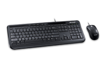 Microsoft Wired Desktop 600 clavier Souris incluse USB Noir - Neuf
