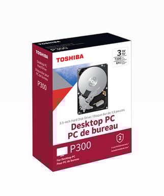 Toshiba P300 disque dur 2 To 5400 tr/min 128 Mo 3.5'' NL-SATA