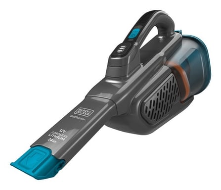 Black & Decker BHHV320J aspiradora de mano Azul, Titanio Sin bolsa