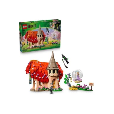 LEGO Wicked 75690 Glinda ed Elphaba nel paese dei Mastichini - Set di costruzioni per bambini di 9 anni