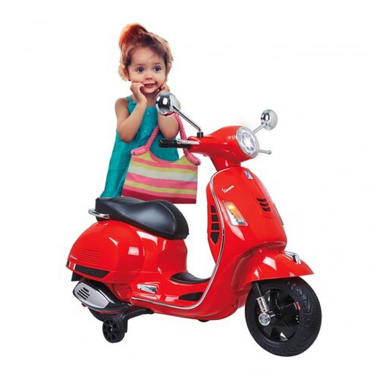 Scooter Électrique Vespa GTS 125 – 12V, Phares À LED Et Klaxon Amusant - vue 3