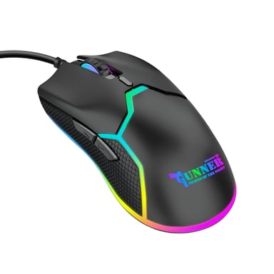 Swissten Ratón gamer RGB 800-7200 DPI 6 botones para PC Negro