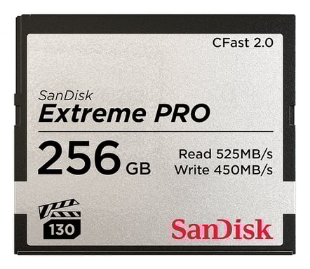 SanDisk Extreme Pro 256 Go CFast 2.0