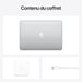 MacBook Pro M1 (2020) 13', 3.2 GHz 512 Go 16 Go  Apple GPU 8, Argent - AZERTY