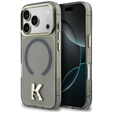 Custodia Karl Lagerfeld IML K Head Logo MagSafe per iPhone 17 Pro Max, nera