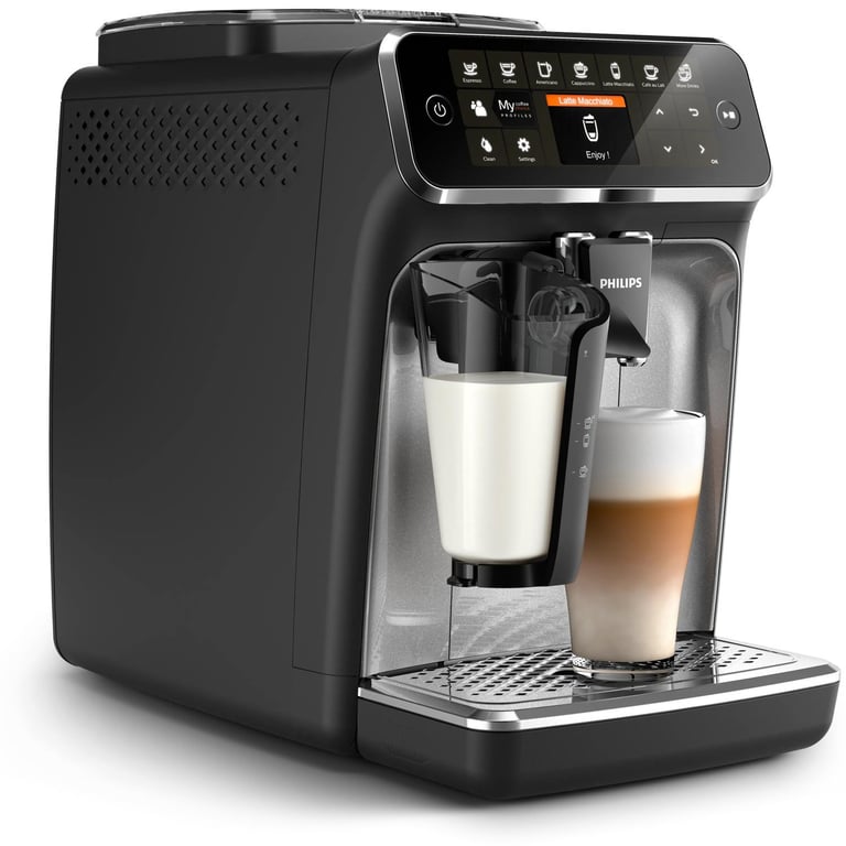 Cafetière Philips 4300 Series EP4346/71 – Entièrement Automatique, 1,8 L, 15 Bars