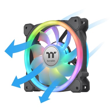 Thermaltake SWAFAN 14 RGB Boitier PC Ventilateur 14 cm Noir 3 pièce(s)