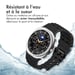 imoshion Bracelet Ocean en silicone pour Samsung Galaxy Watch 8 (40/44mm) / Classic (46mm) - Noir