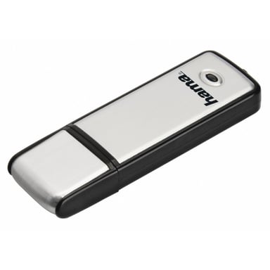 Hama Fancy lecteur USB flash 128 Go USB Type-A 2.0 Noir, Argent