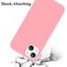 Coque pour Apple iPhone 14 en LIQUID PINK Housse de protection Étui en silicone TPU flexible