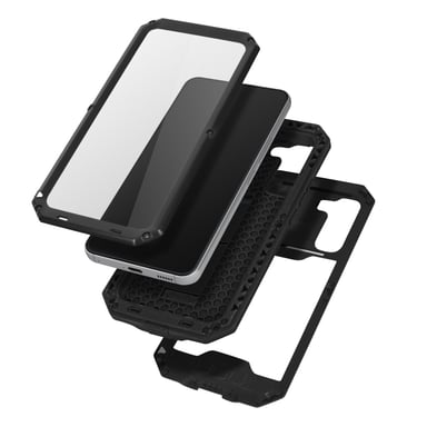 Funda integral para Samsung Galaxy S22 Soporte Tapa Cámara Normas IP54 Negro