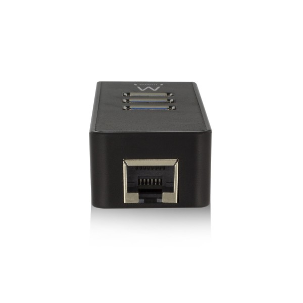 Ewent EW1140 station d'accueil USB 3.2 Gen 1 (3.1 Gen 1) Type-A Noir - Neuf