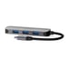 Nedis CCGB64220GY01 hub & concentrateur USB 3.2 Gen 1 (3.1 Gen 1) Type-C 5000 Mbit/s Gris