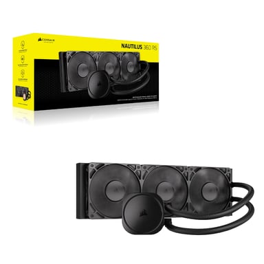 Corsair Nautilus 360 RS Carte-mère Refroidisseur de liquide tout-en-un Noir
