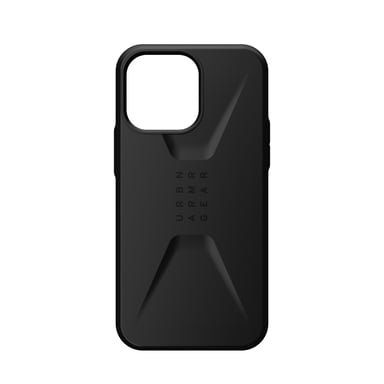 Custodia protettiva civile per iPhone 14 Pro Max - Nero