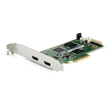 StarTech.com Scheda di acquisizione video HDMI - PCI Express 2.0 4K 60Hz con HDR10 Dispositivo PCIe x4 per PC desktop Registratore video/adattatore/ Streaming live Supporta H.264 (HDMI CAPTURE CARD [PEXHDCAP4K]