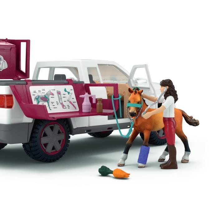 Coffret Vétérinaire mobile avec remorque SCHLEICH 42704 Horse Club - vue 3