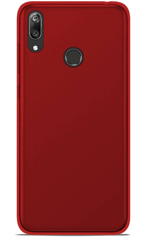 Coque silicone unie compatible Givré Rouge Samsung Galaxy A10