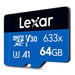 Lexar Micro SDHC 64GB Classe 10