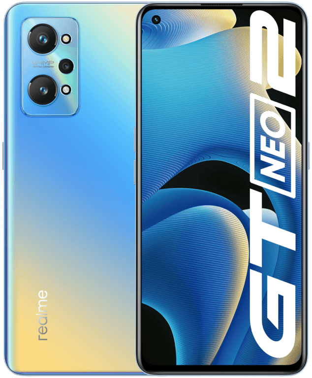 Realme GT Neo2 5G, 128Go, Bleu, débloqué