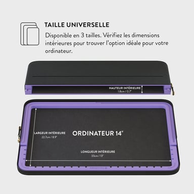 Funda para portátil Burga 13-14 pulgadas - Almond Latte