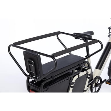 Moma Bikes Cargobike Electrica, E-Compactail, Aluminio, SHIMANO Tourney 7v, Autonomia hasta 100km, Bateria 48V 15Ah