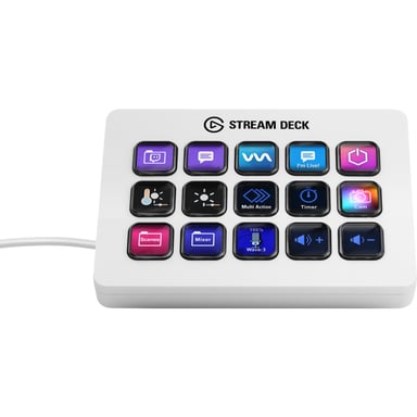 Elgato 10GBA9911 Tastiera USB Play Bianco