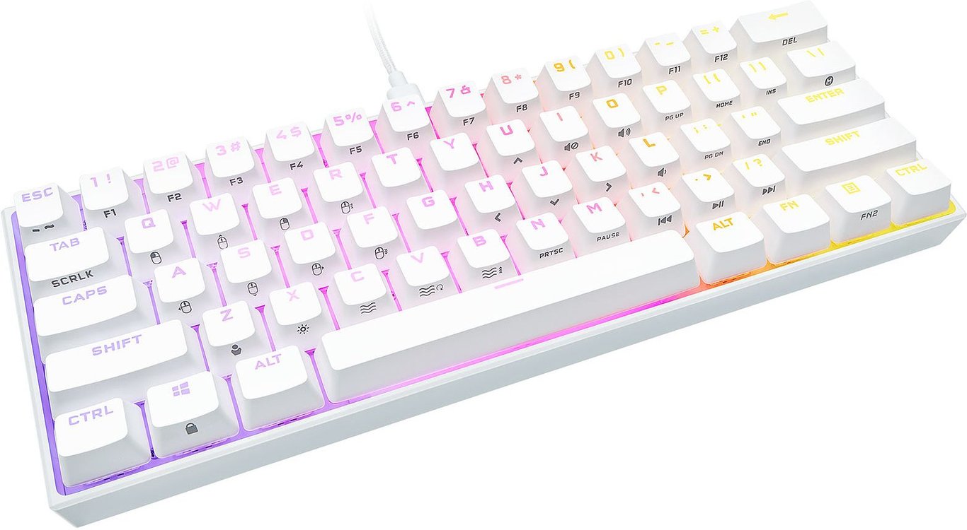 Clavier gamer - Blanc