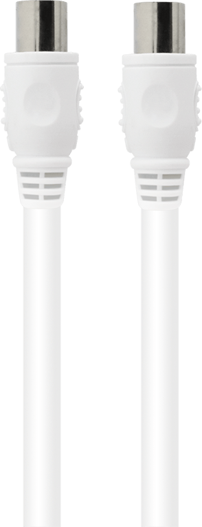 Câble TV Coaxial 9.52mm Coudé MâleFemelle 2m avec Adaptateur MâleMâle Neuf - vue 8