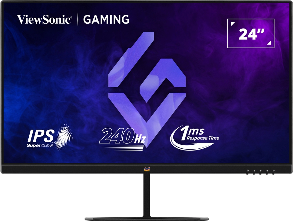 Viewsonic VX Series VX2479A-HD-PRO écran plat de PC 61 cm (24 ) 1920 x 1080 pixels Full HD LED Noir - Neuf