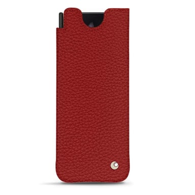 Pochette cuir Samsung Galaxy Z Fold4 - Pochette - Rouge - Cuir grainé