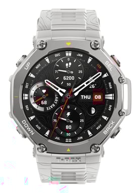 Amazfit T-Rex 3 3,81 cm (1.5'') AMOLED Digitale 480 x 480 Pixel Touch screen Acciaio inox GPS (satellitare)