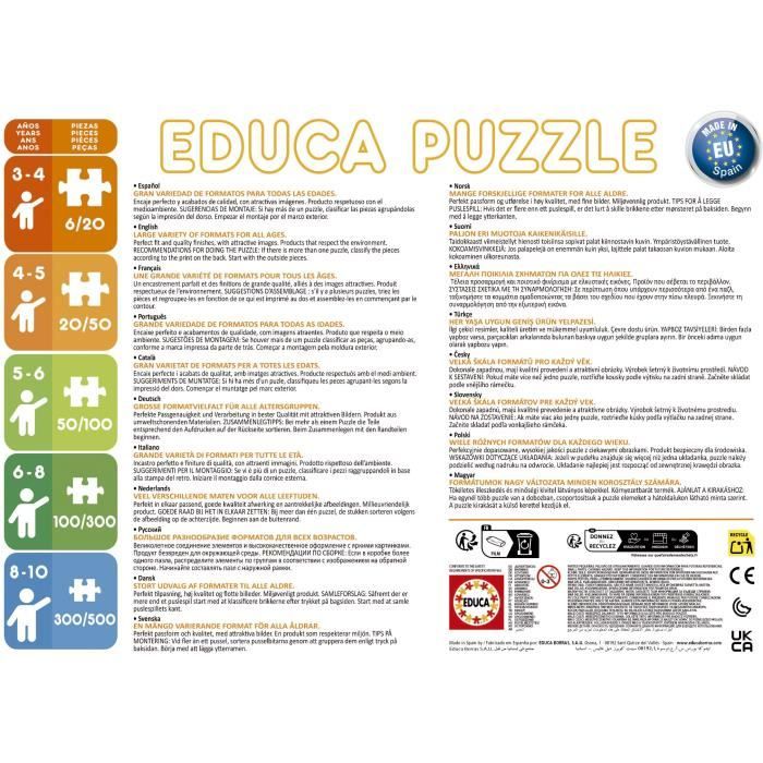 Puzzle Progressif Petit Ours Brun - 12 à 25 Pièces pour Enfants - Neuf