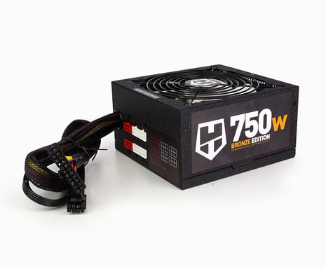 FUENTE ALIMENTACION NOX HUMMER 750 750W 80+ BRONZE ATX NEGRO