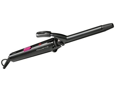 Rowenta Curler 2 CF2119 brosse soufflante et fer à lisser Fer à friser À chaleur Noir 25 W 1,8 m