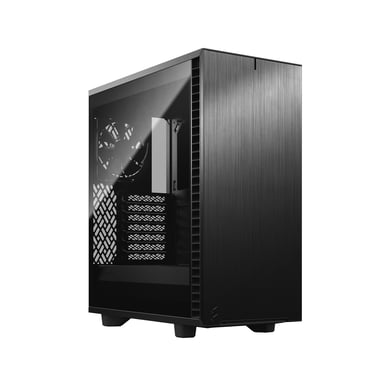 Fractal Design Define 7 Caja compacta negra ATX para PC con panel sólido e insonorización