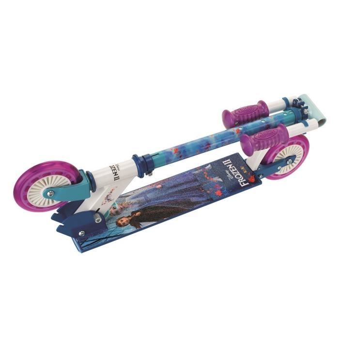 Smoby La Reine des Neiges Patinette 2 Roues Pliable Trottinette Enfant Roues Silencieuses 750363 83 - vue 2