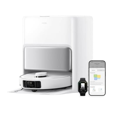 Aspirador-robot y fregona MOVA P50 Pro Ultra 19 000 Pa Estación autolimpiante 4 L Blanco