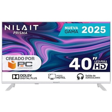 TV LED Full HD 40'' Nilait Prisma 40FC7002NW Blanco
